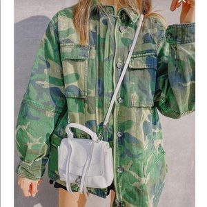 NWT Free People Camo Utility Jacket